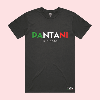 TDLC Marco Pantani ‘Il Pirata’ Premium T-Shirt, back view