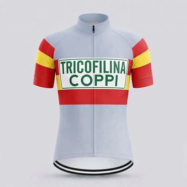 1959 Tricofilina Coppi Retro Cycling Jersey - Bahamontes Retro Cycling Jersey- Retro Peloton