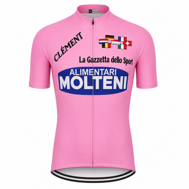 1972 Giro d'Italia Leaders Pink Retro Cycling Jersey - Merckx Retro Cycling Jersey - Retro Peloton
