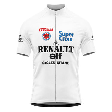 1983 Tour De France White Jersey - Fignon Retro Cycling Jersey - Retro Peloton