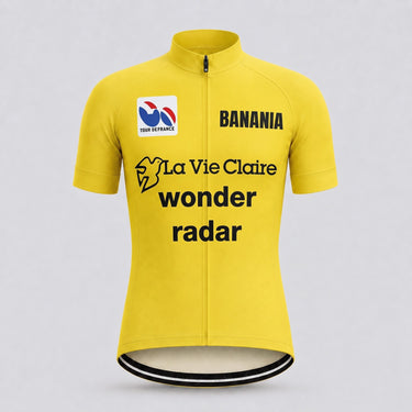1986 Tour De France Yellow Retro Cycling Jersey - Lemond Retro Cycling Jersey- Retro Peloton