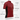 red and black cycling jersey with listed features