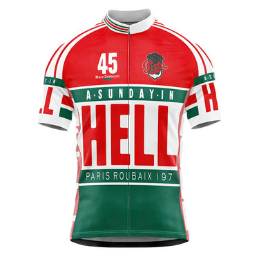 A Sunday in Hell Paris - Roubaix Retro Cycling Jersey Retro Cycling Jersey - Retro Peloton