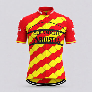 Ariostea Ceramiche Retro Cycling Jersey - Short sleeve front