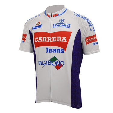 Carrera Jeans 1987 Retro Cycling Jersey Bicycle Jerseys- Retro Peloton