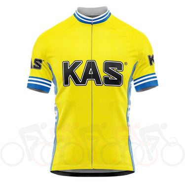 CLEARANCE - KAS Retro Cycling Jersey EU Clearance- Retro Peloton