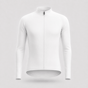 Create your own Custom Design Long Sleeve Cycling Jersey, front view
