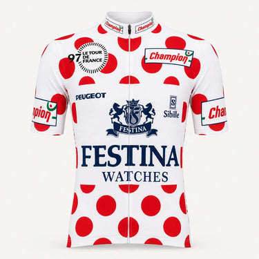 Festina Watches 1997 KOM Retro Cycling Jersey Retro Cycling Jersey- Retro Peloton