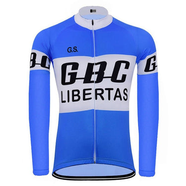 GBC Libertas Retro Cycling Jersey (with Fleece Option) Retro Cycling Jersey - Retro Peloton