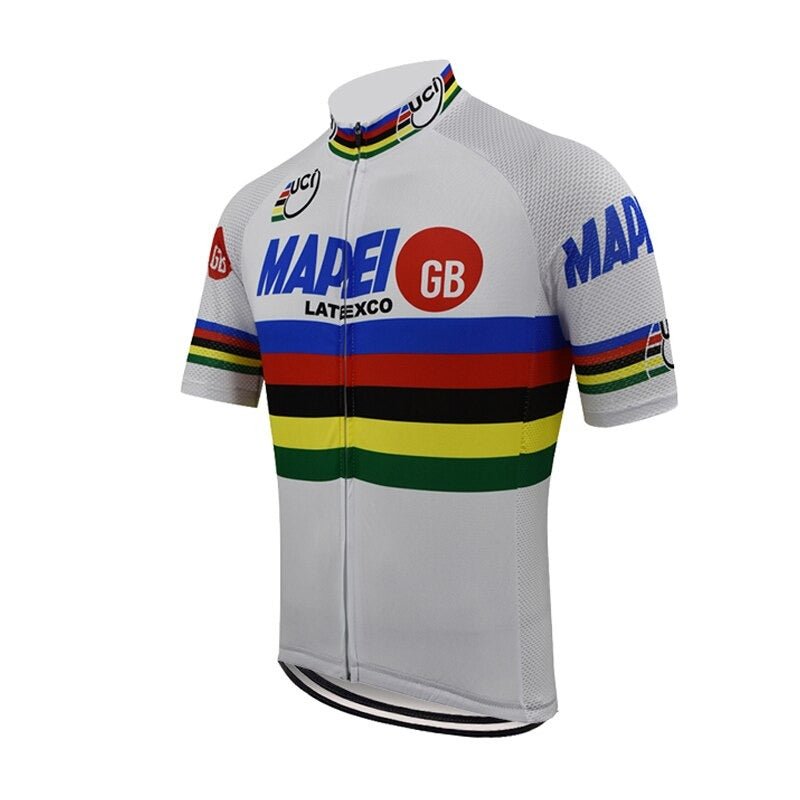 Maillot vintage équipe cycliste UCI 1996 Mapei GB Sportful taille S Maillot vintage équipe cycliste UCI 1996 Mapei GB Sportful taille S
