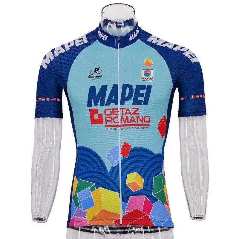 Mapei Getaz Romang Retro Cycling Jersey Retro Peloton