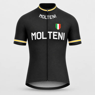 Molteni Black Retro Cycling Jersey Set Retro Cycling Set- Retro Peloton