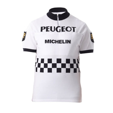Peugeot BP Merino Wool Blend - Retro Cycling Jersey Retro Wool Cycling Jersey- Retro Peloton