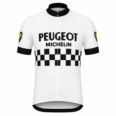 Peugeot BP Michelin Retro Cycling Jersey Retro Cycling Jersey - Retro Peloton