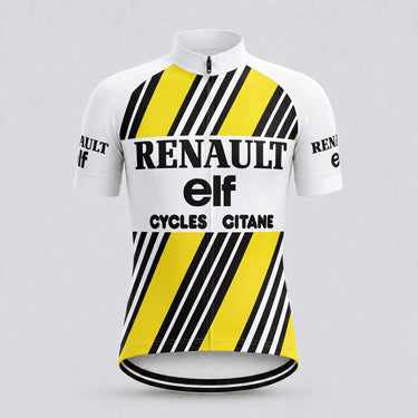 Renault Elf Gitane Retro Cycling Jersey - Short sleeve front