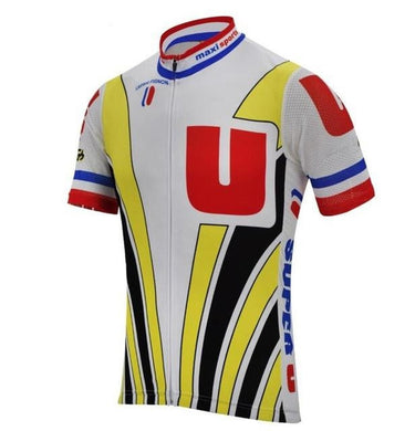 Super U Raleigh 1989 Retro Cycling Jersey Retro Cycling Jersey- Retro Peloton
