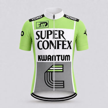 Superconfex Retro Cycling Jersey - Short sleeve front