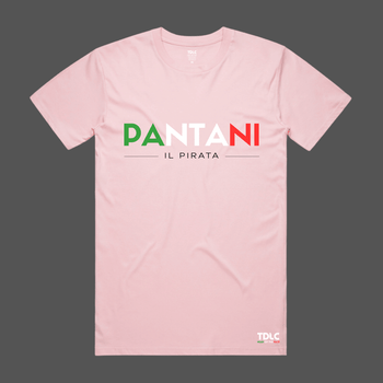 TDLC Marco Pantani ‘Il Pirata’ Premium T-Shirt, front view