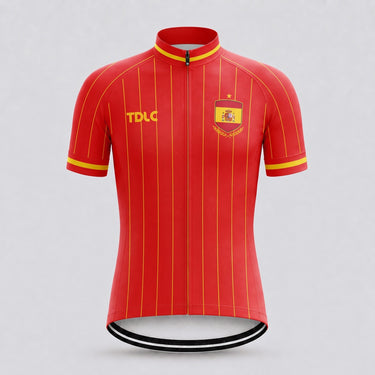 TDLC Spain 2006 - Xavi #8 Retro Cycling Jersey Cycling Jersey- Retro Peloton