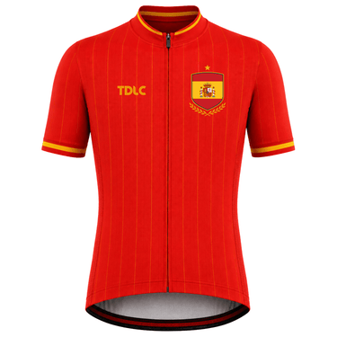 TDLC Spain 2006 - Xavi 8 Retro Cycling Jersey Cycling Jersey - Retro Peloton