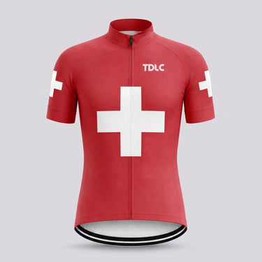TDLC Switzerland Retro Cycling Jersey Retro Cycling Jersey- Retro Peloton