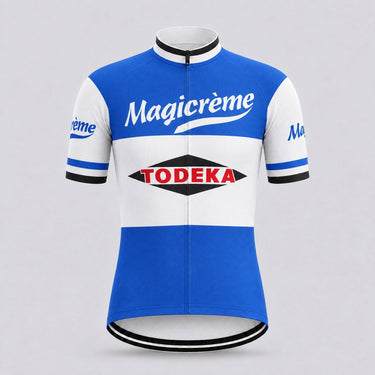 Todeka Magicreme Retro Cycling Jersey - Short sleeve front