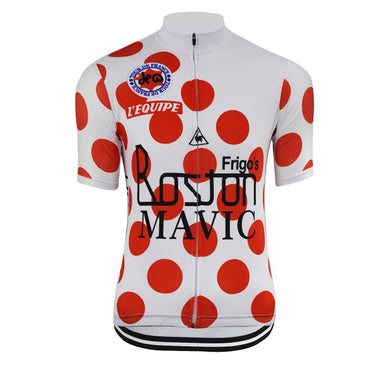 Tour De France King of the Mountains Jersey 1981 Retro Cycling Jersey - Retro Peloton