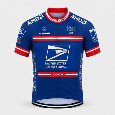 United States Postal Service Retro Cycling Jersey, front view