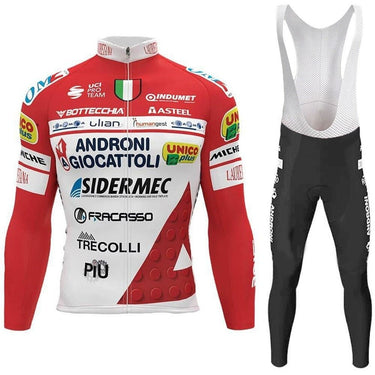 Androni GiocattoliSidermec Cycling Team Long Set (With Fleece Option) Retro Cycling Set - Retro Peloton