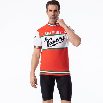 Bahamontes La Casera Deluxe Merino Wool Retro Cycling Jersey Retro Wool Cycling Jersey- Retro Peloton