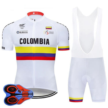 Colombian Cycling Federation Retro Cycling Jersey Set Retro Cycling Set - Retro Peloton