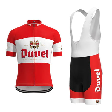 Duvel Beer Retro Cycling Jersey Set Retro Cycling Set - Retro Peloton