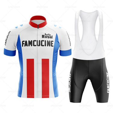 Famcucine Selle Royal Retro Cycling Jersey Set Retro Cycling Set - Retro Peloton
