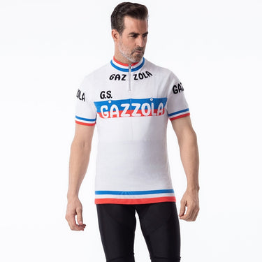 Gazzola Deluxe Merino Wool Retro Cycling Jersey Retro Wool Cycling Jersey- Retro Peloton