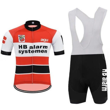 HB Alarm Systemen Retro Cycling Jersey Set Retro Cycling Set - Retro Peloton