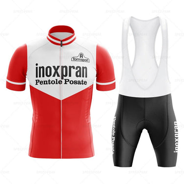 Inoxpran Pentole Posate Retro Cycling Jersey Set Retro Cycling Set - Retro Peloton
