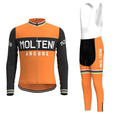 Molteni Retro Cycling Jersey Long Set Retro Cycling Set - Retro Peloton