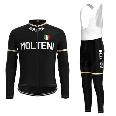 Molteni Retro Cycling Jersey Long Set Retro Cycling Set - Retro Peloton