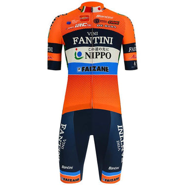 Nippo Vini Fantini Cycling Team Jersey Set Retro Cycling Set - Retro Peloton