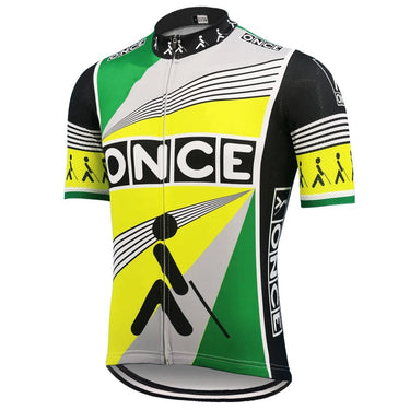 ONCE 1990 jersey Retro Cycling Jersey- Retro Peloton