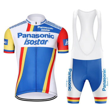 Panasonic - Isostar Retro Cycling Jersey Set Retro Cycling Set - Retro Peloton