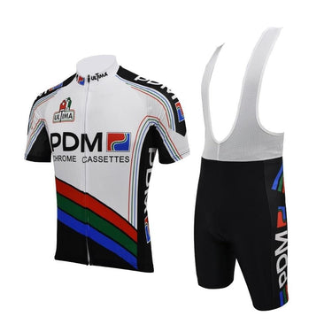 quipe Cycliste PDM (Chrome Cassettes) Retro Cycling Jersey Set Retro Cycling Set - Retro Peloton