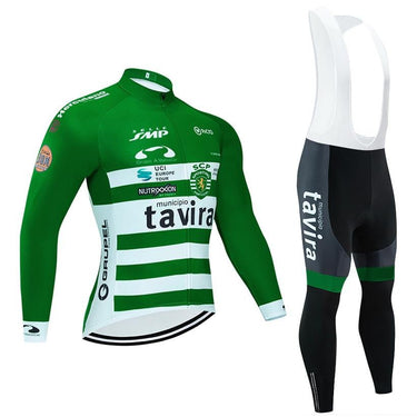 Sporting - Tavira Cycling Jersey Long Set (With Fleece Option) Retro Cycling Set - Retro Peloton