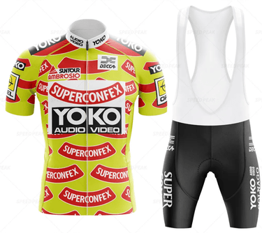 YOKO Superconfex Retro Cycling Jersey Set Retro Cycling Set - Retro Peloton