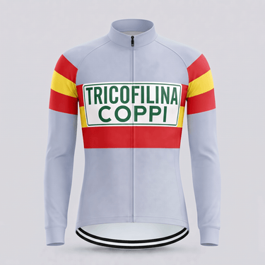 1959 Tricofilina Coppi Retro Cycling Jersey - Bahamontes Retro Cycling Jersey- Retro Peloton