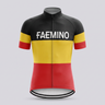 1970 Faemino Belgian Champion Retro Cycling Jersey - Merckx, short sleeve front view