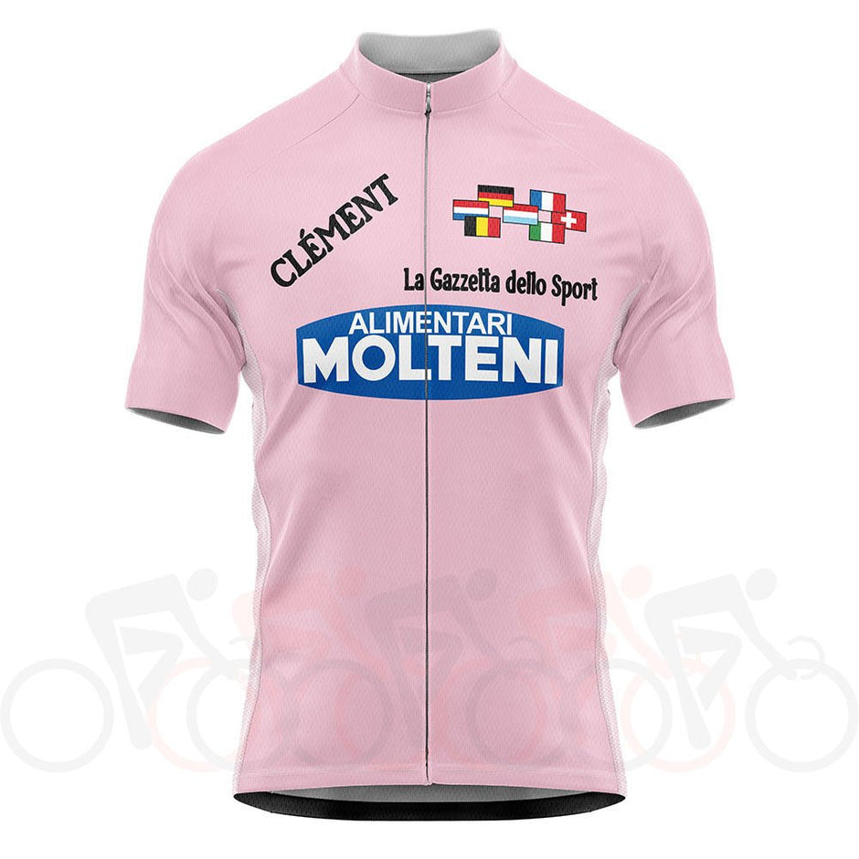 Maillot Cycliste Vintage Giordana Motorola 1993, Eddy Merckx, Taille L, Bleu, Longue