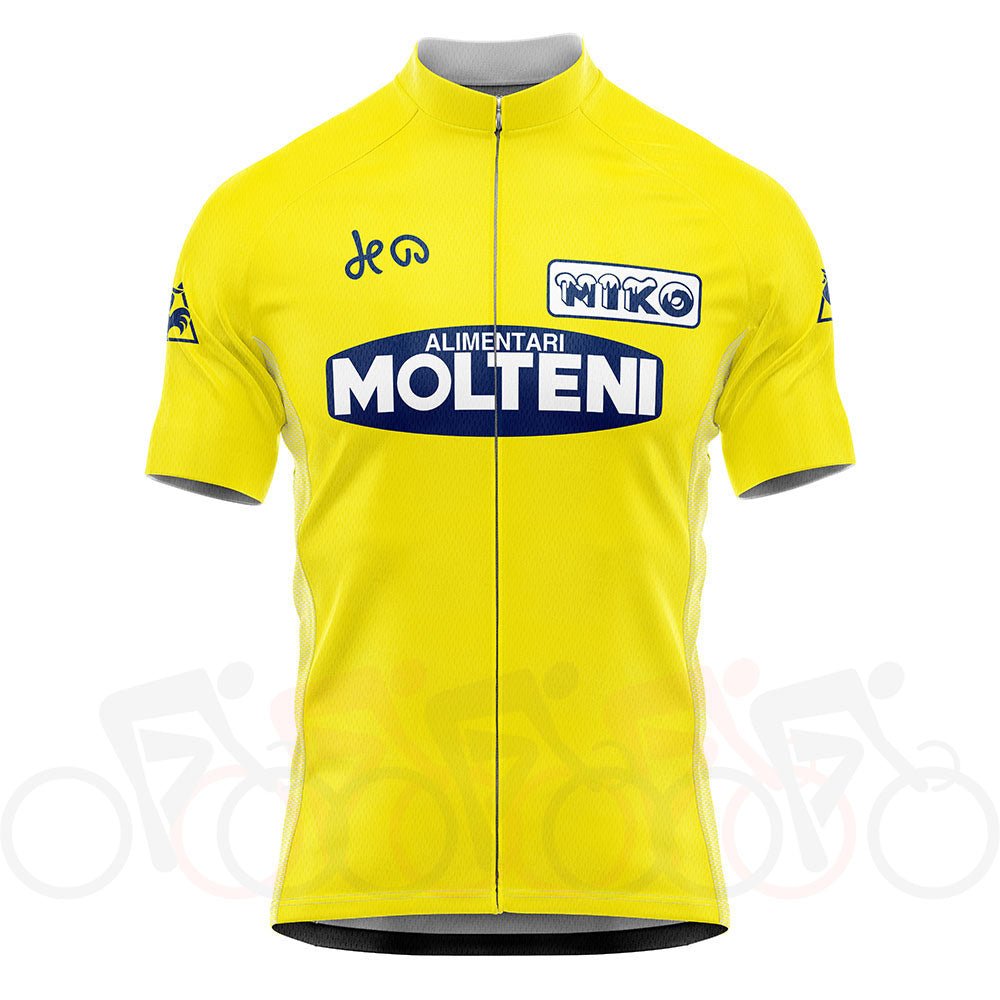 1974 Tour de France Yellow retro cycling jersey - Merckx Retro Cycling Jersey - Retro Peloton