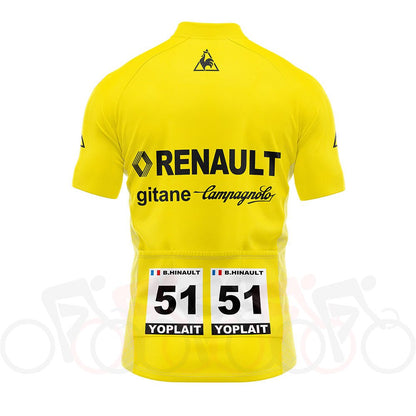 1978 Tour de France Yellow Retro Cycling Jersey Retro Cycling Jersey - Retro Peloton