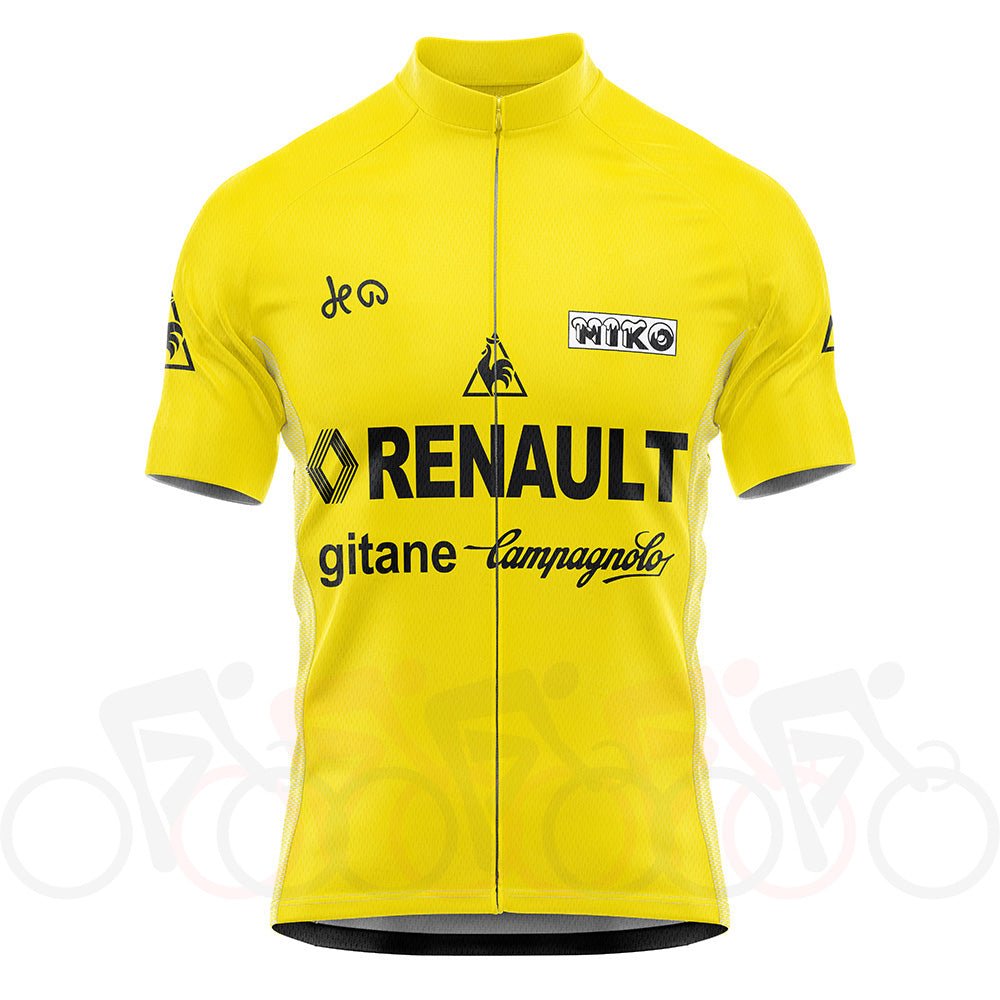 1978 Tour de France Yellow Retro Cycling Jersey Retro Cycling Jersey - Retro Peloton